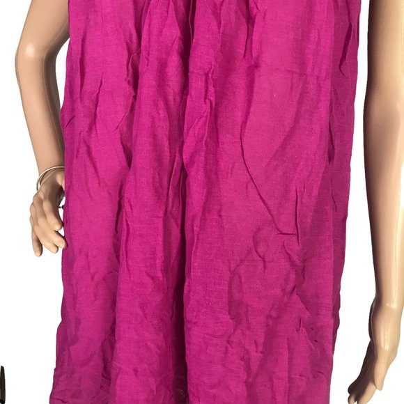 Monsoon Cami Mini Swing Dress Ladies Pink Size Small Tie Strap Sleeveless Summer - Picture 7 of 10